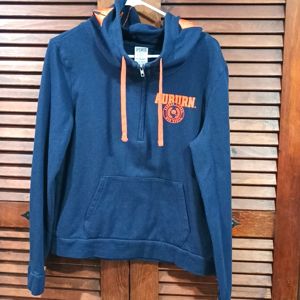 PINK Auburn Sweatshirt Hoodie Size Large